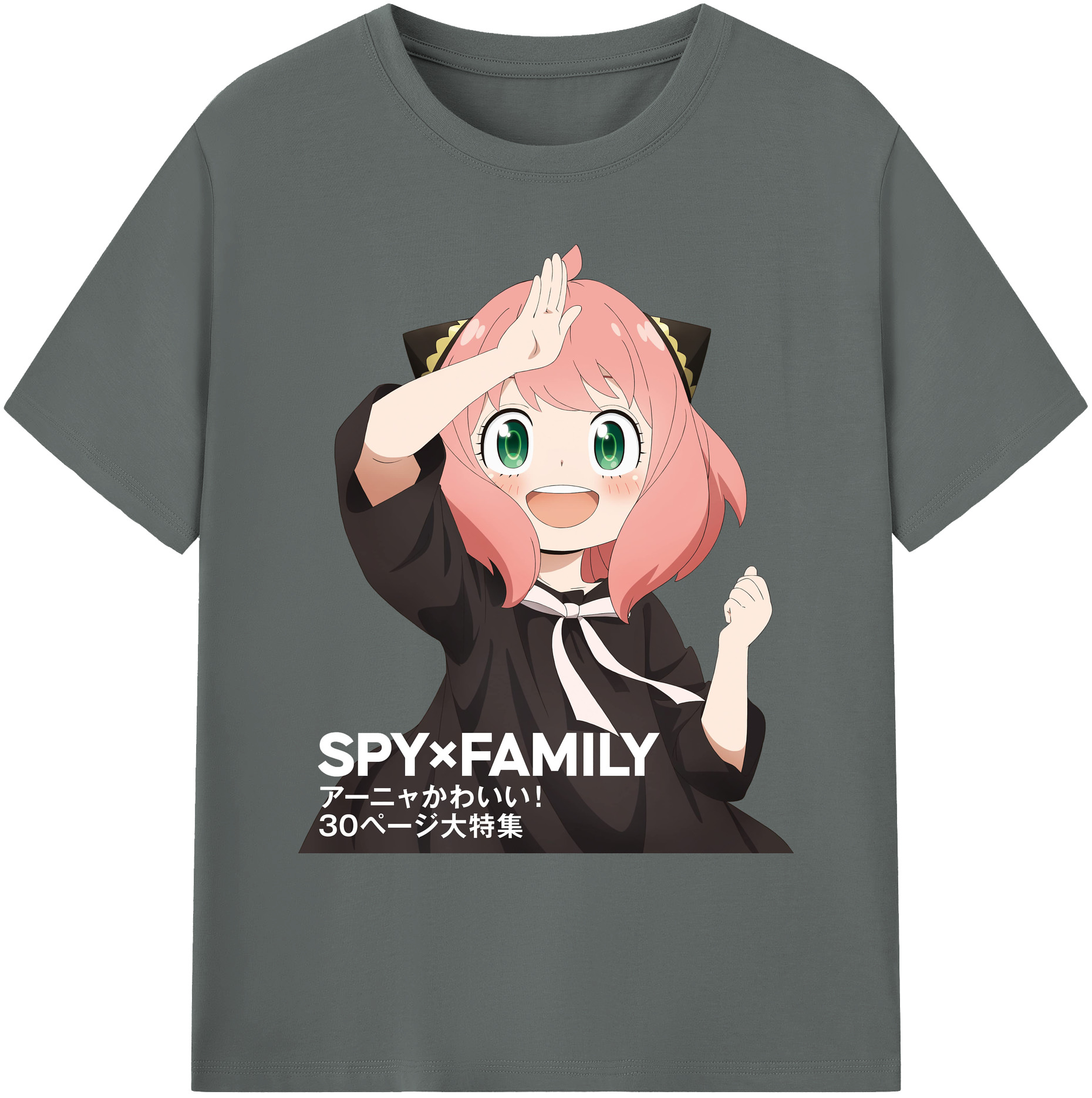 （画像用） SPY×FAMILY间谍家家酒 綿100％ メンズ半袖Tシャツ｜肌触りやわらか＆通気性